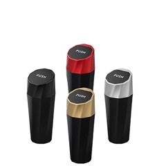 車用ゴミ箱ミニカーカップホルダーひし形ゴミ箱デスクトップ物置箱車用ゴミ箱ゴミ缶