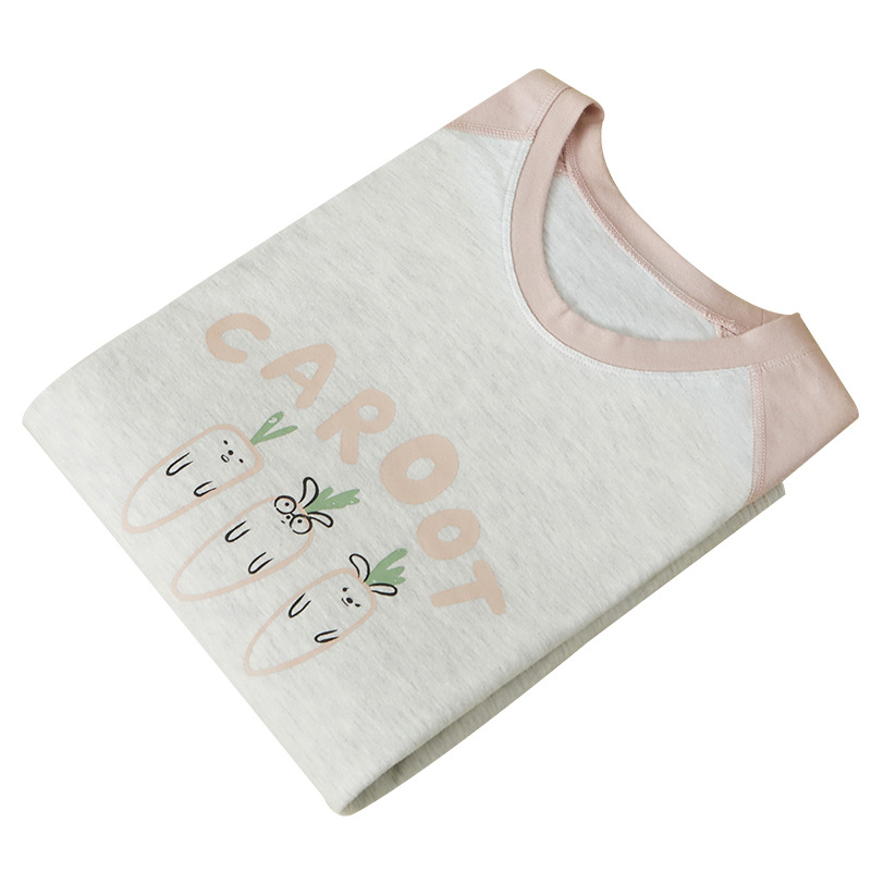 Joven de primavera ropa de primavera pantalones de algodón para estudiantes de secundaria delgada antibacteriana suéter de algodón Lyca ropa interior caliente para niños mayores