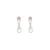 Cute small fresh earrings from pearl, simple and elegant design