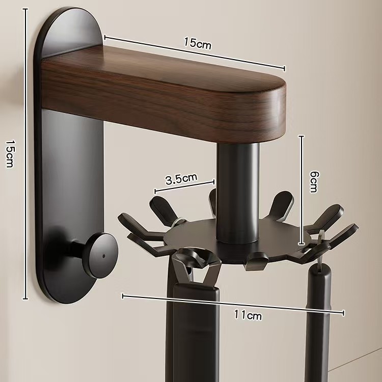 Black walnut - Kitchen rotary hook