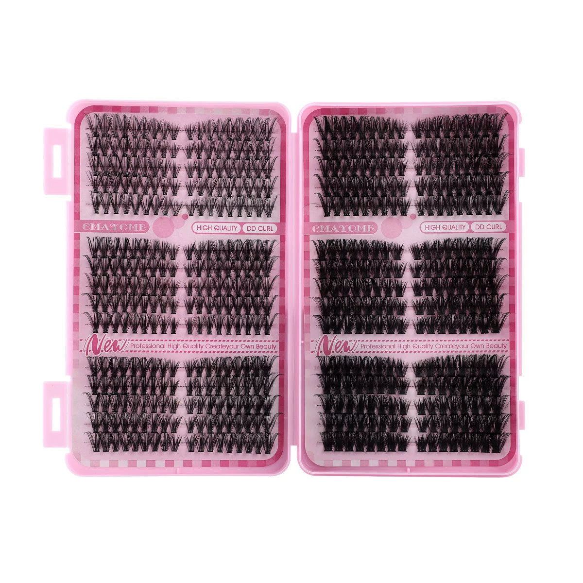 Dense Gradient False Eyelashes, Separate Tufts DIY Set, Everyday Natural Look