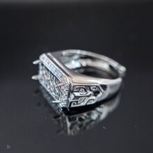 צ肽�ָ���� �L���R����7x14mm �925�y��ʿ����U��DIY�Ƕ����