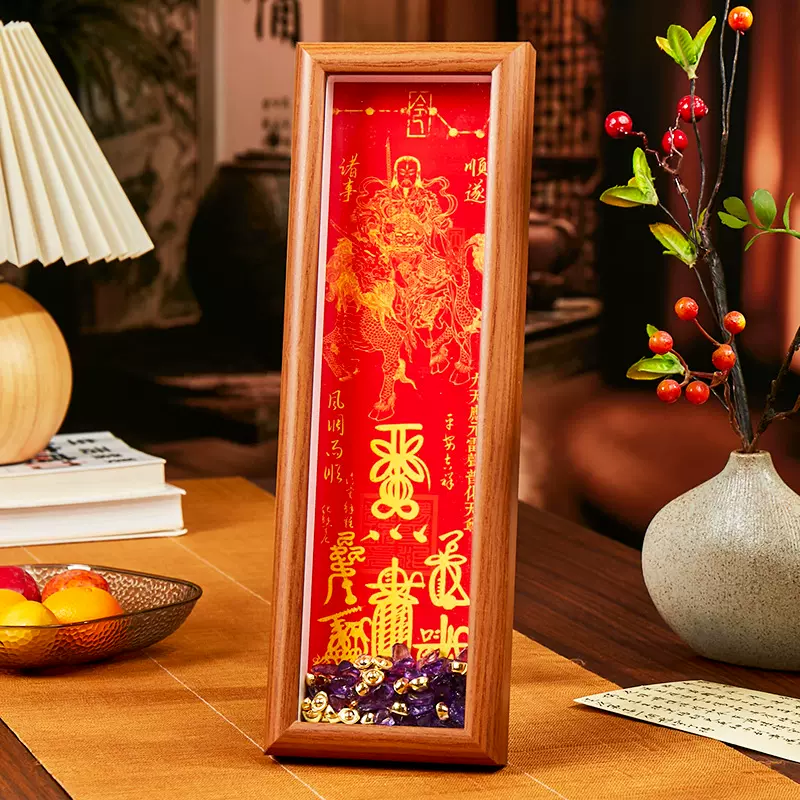 雷部雷主法相神像新年装饰摆件诸事顺遂平安喜乐道观祈福文创