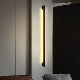 新款长条壁灯简约客厅楼梯背景墙卧室床头设计师装饰线条酒店灯具