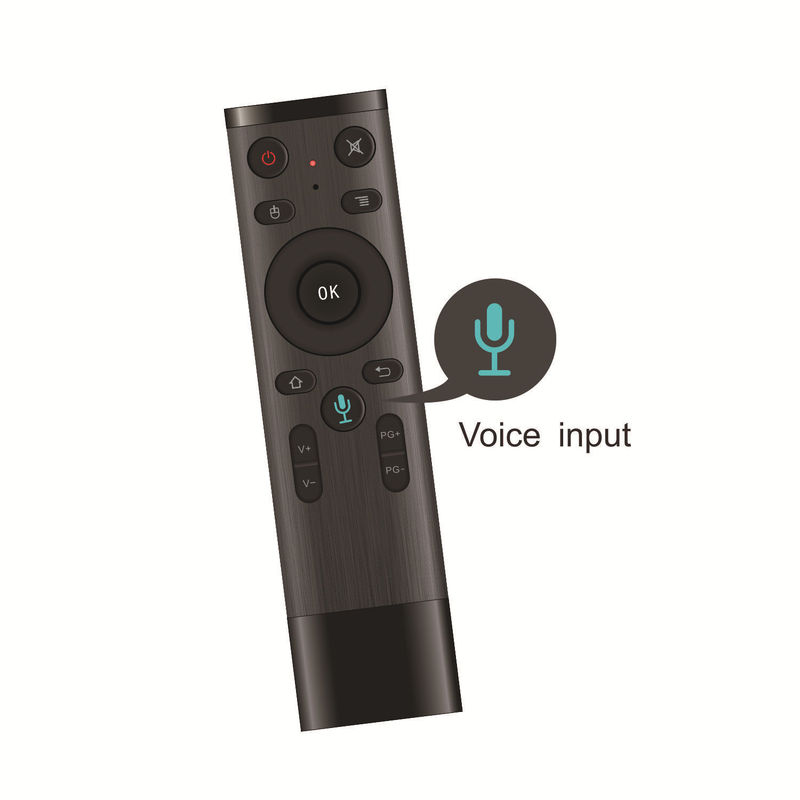Popular Q5 Air Mouse Google Voice Remote Control with Infrared Gyroscope for Smart Tv Box