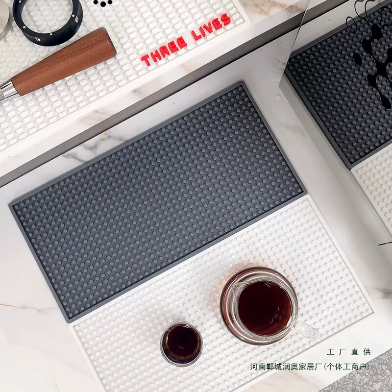 Household Drain Mat Insulation Mat Barber Mat Cafe Milk Tea Mat Bar Mat White Gray No Household Drain Mat Insulation Mat Barber Mat Cafe Milk Tea Mat Bar Mat White Gray No