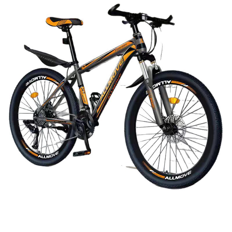 Mountain Bike with Gears for Men, Racing Bike for Commuting, 24-Inch 26-Inch Adult Women's and Youth Mountain Bike