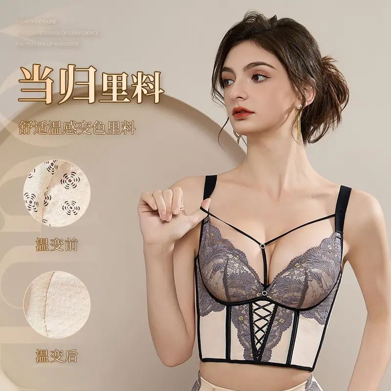 圣迪班尼初辛【凡尔赛之夜】欧若风调整型聚拢当归里料文胸23676|undefined