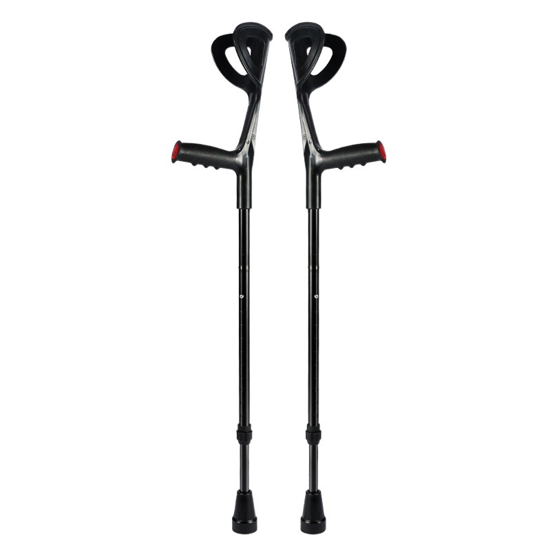 Muletas de codo muletas de brazo para jóvenes fractura muletas dobles muletas de axila muletas antideslizantes muletas plegables rehabilitación médica ayuda para caminar