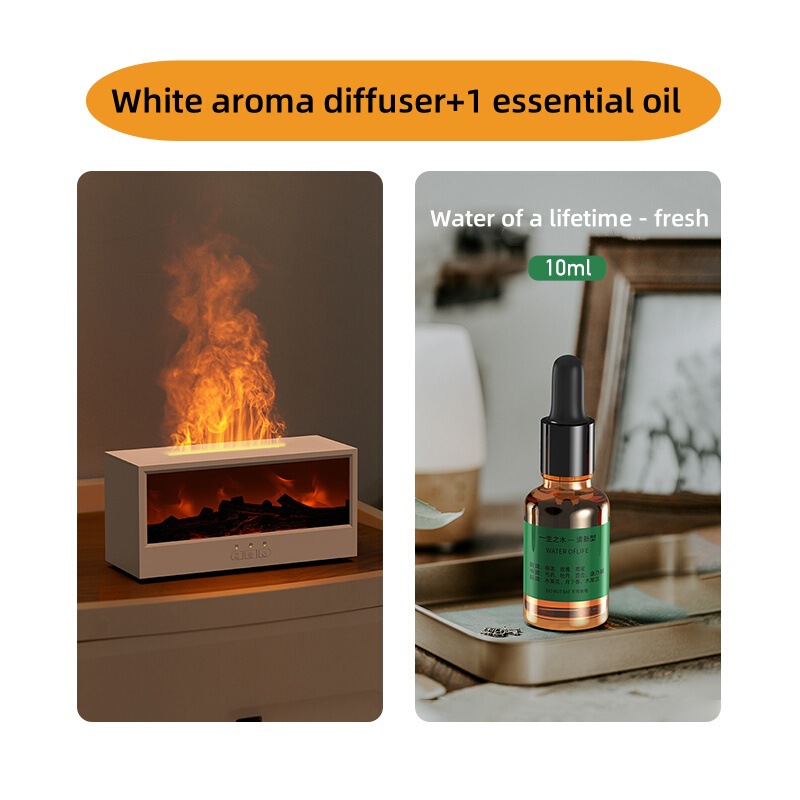 New simulation 3d fireplace flame desktop fragrance machine|undefined