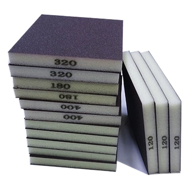 Губчатый шлифовальный блок, алмазный шлифовальный блок для полировки и шлифовки автомобилей, деревообработки, мебели, двусторонний, высокоплотный, износостойкий