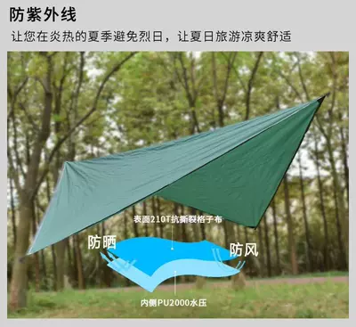 Multifunctional Camping Sunshade Beach: Çadırlar