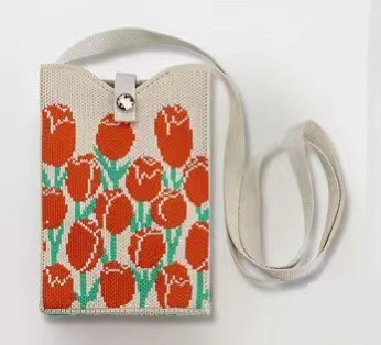 2023 Amazon eBay estilo coreano bolsa de lana moda simple punto bolsa de hombro Panda bolsa de mano fábrica