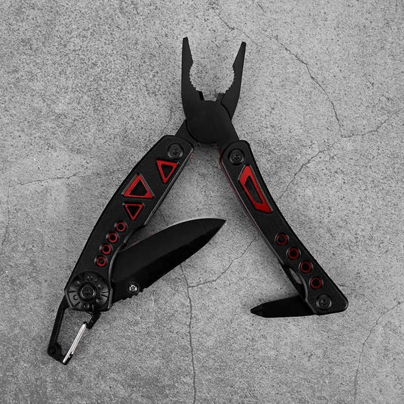 Многофункциональные плоскогубцы из нержавеющей стали Мини-плоскогубцы небольшого размера складные плоскогубцы Открытый принадлежности для кемпинга оборудование плоскогубцы с острым носом нож