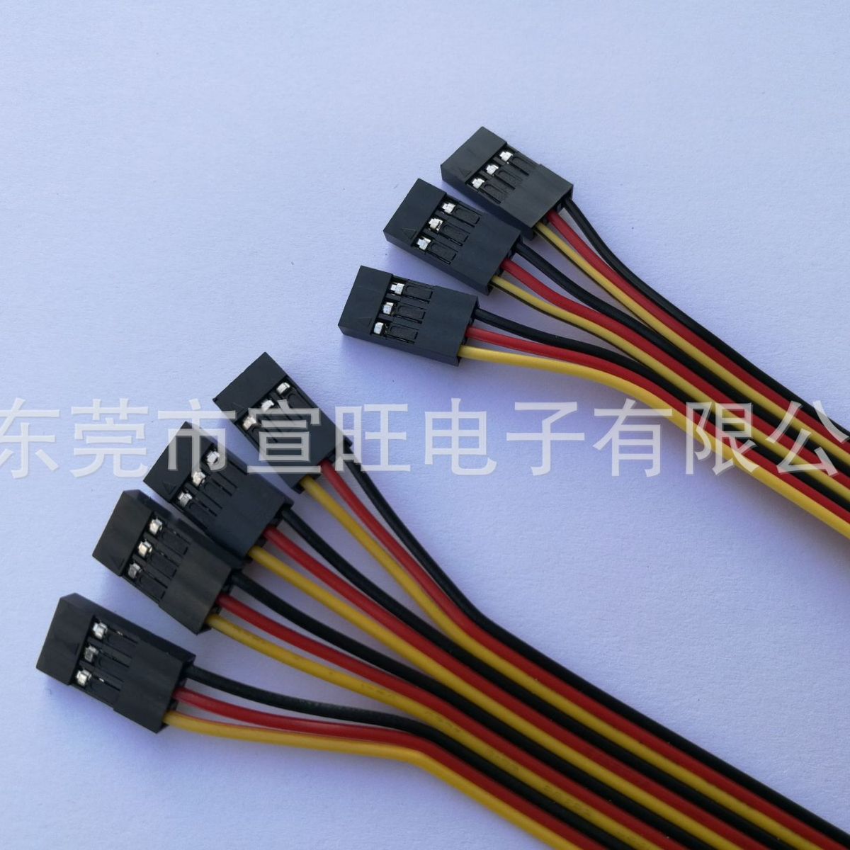 杜邦 3P TJC8红黑黄双头端子线