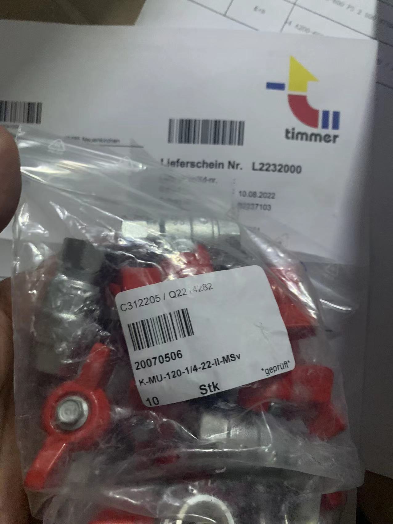 莘默自动化TIMMER	泵阀接头开关系列	63RBXRBM 540BS3601-0516