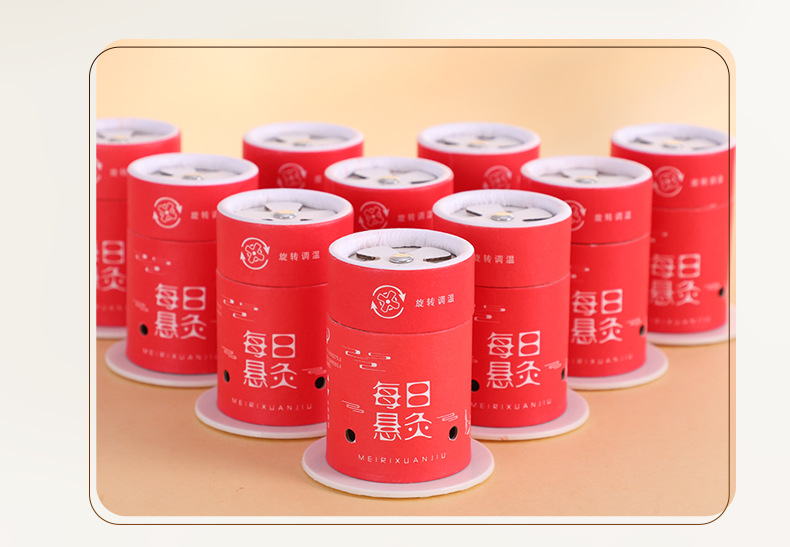 Portable Single Hole Moxibustion Tube Mini Hanging Moxa Stick Holder for Home Warming Care preparation