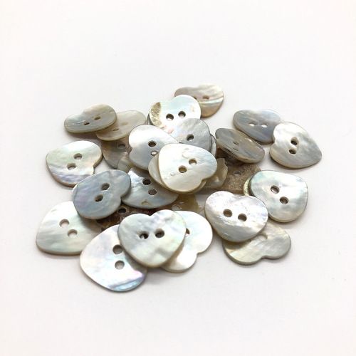 Alien shell button flowers square natural Japanese Tridacna gigas freshwater pearl shell shirt buttons