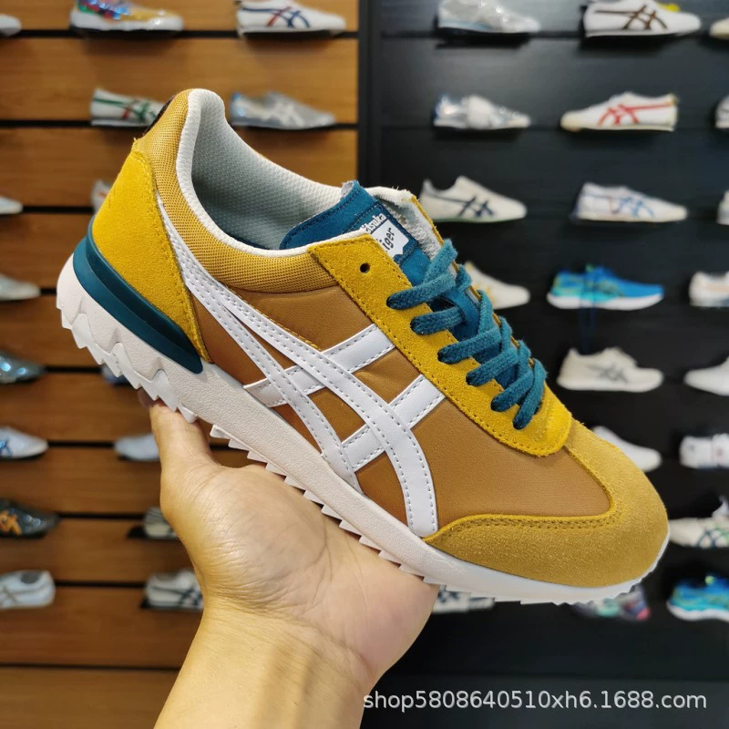 Putian Chunyuan Tiger Ghost Tiger CALIF78EX универсальные нескользящие зелено-бежевые осенне-зимние парные туфли в ретро стиле