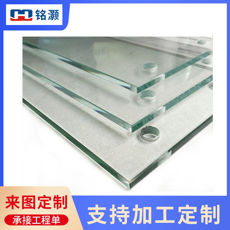 厂家供应5mm茶玻黑玻钢化玻璃8/10/12mm建筑钢化玻璃pif加工高透