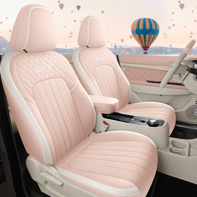 2024 401km Comfortable Euler Good Cat Car Seat Cover Special Car Full Surrounding Cartoon Cushion Cover (Modelə uyğun (Original) oturacaq örtükləri) - first-encounter-meters-standard-version-five-seater-special-for-good-cat-full-front-row-full-back-row