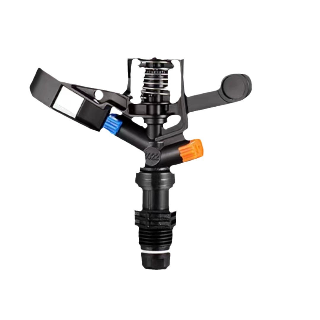 Fuente de la fábrica 4 puntos de plástico Rocker ARM boquilla 5022 rociadores de césped equipos de riego agrícola refrigeración eliminación de polvo regar verduras