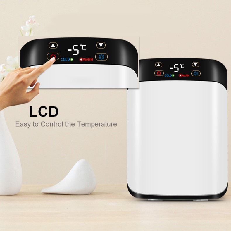 Procesamiento personalizado 15L de doble núcleo de visualización digital refrigerador mini mini mini refrigerador de baja potencia dormitorio de estudiantes refrigerador