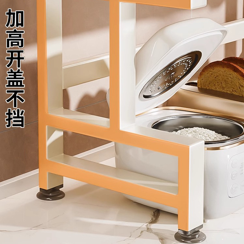 キッチン電子レンジ収納ラック拡張可能な多層オーブンスタンドデスクトップカウンタートップ炊飯器収納ラック