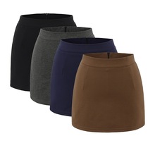 辣妹包臀半身裙女短款2025新款夏季安全裤拉链高腰修身性感超短裙