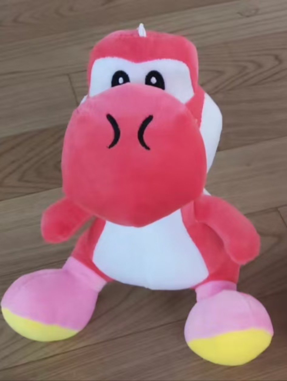Pink yoshi dinosaur
