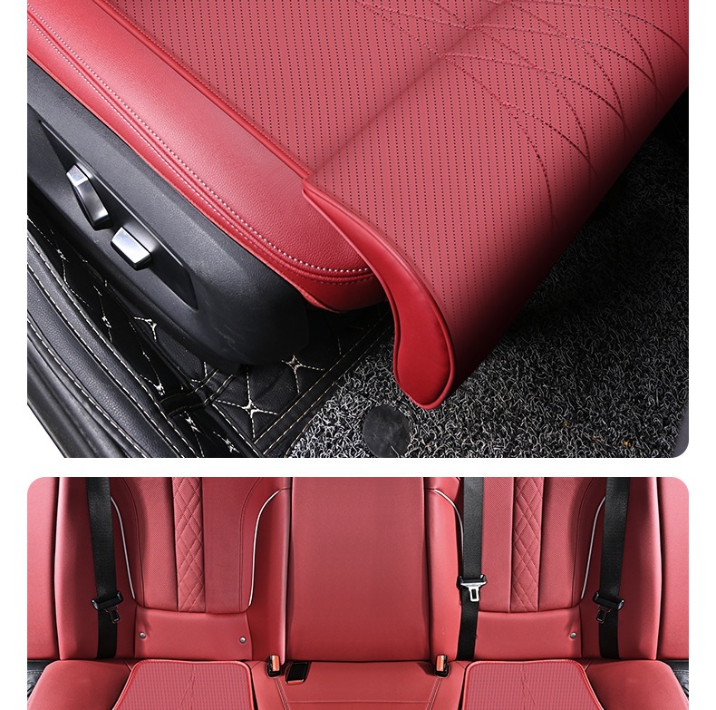 New car seat extended footrest and leg support to relieve discomfort during long drives, essential for both driver and passenger