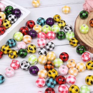16MM���֙��y���ɫľ�����ľ��ɢ�鴮diy����P����ֹ�DIY