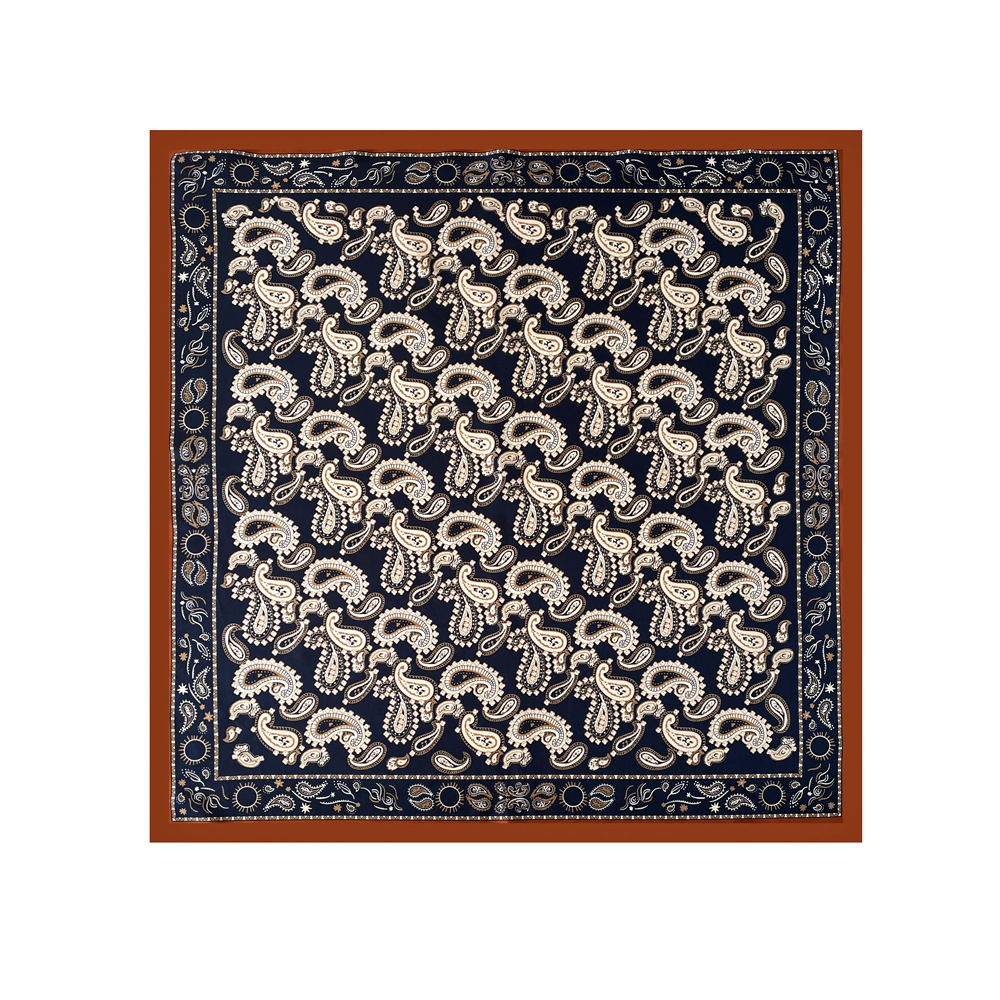 Women's Elegant Simple Style Geometric Solid Color Polyester Silk Scarf display picture 13