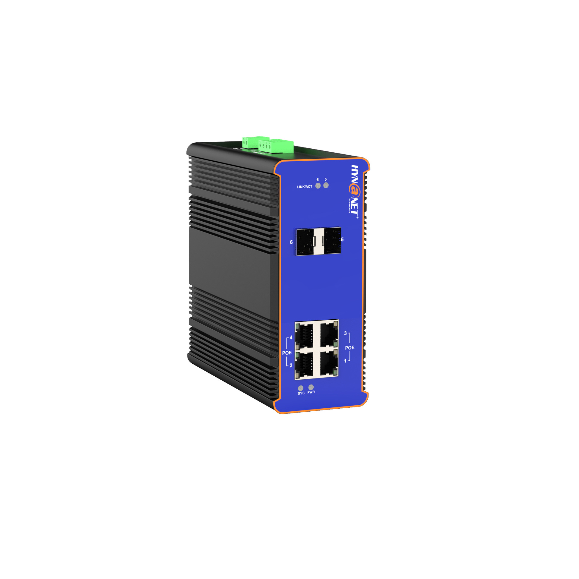 IDS1804F2-4P  导轨式管理型工业级PoE交换机4个POE口+2个SFP口