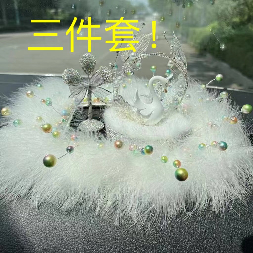 Adornos de coche con incrustaciones de diamantes Asiento de perfume de coche creativo Adornos de coche Suministros de coche Otras cerámicas Simple Beauty Night Si