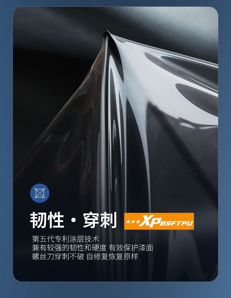 Invisible Car Film, Imported Tpu Paint Protection Film, Full Body Matte Film, Car Film, Transparent Self-Repairing Film