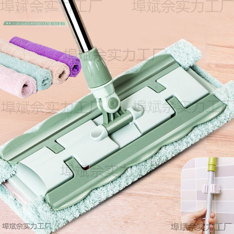 [Baoruijie] 핸즈프리 대형 평면 걸레 가정용 타일 회전 걸레 나무 바닥 걸레