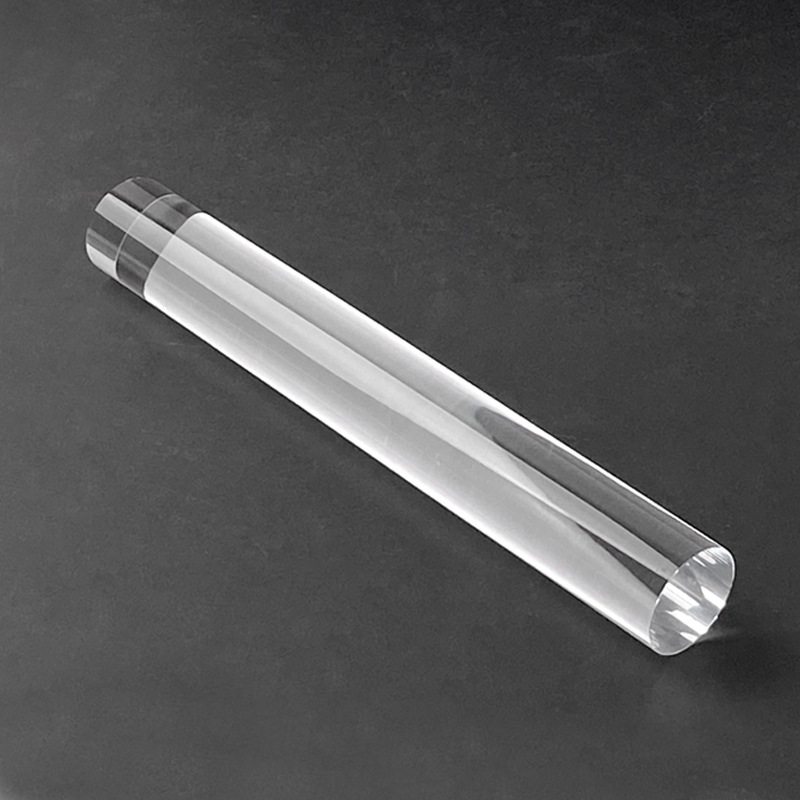 亚克力圆棒透明有机玻璃棒实心方棒水晶柱导光棒抛光加工切割