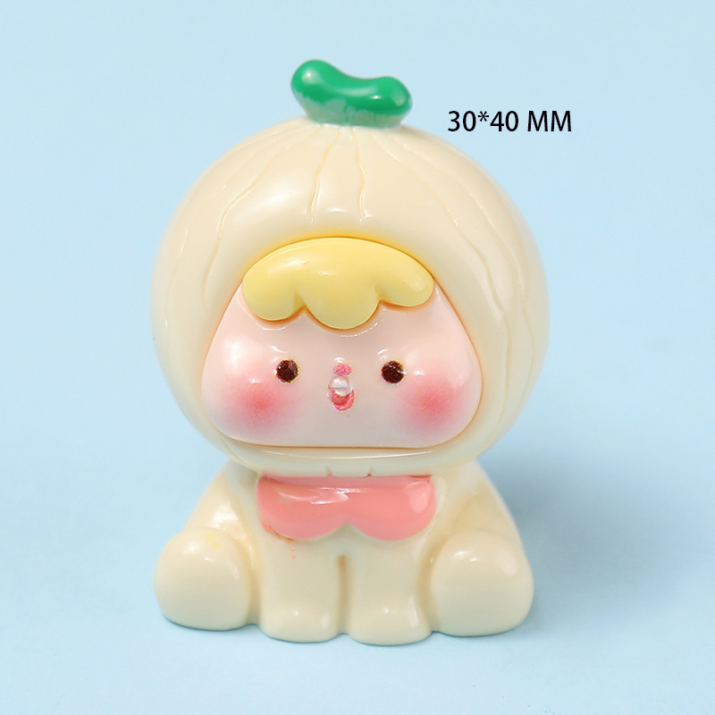 树脂卡通四代水果崽崽diy饰品配件车载微景观小摆件萌粒盲袋材料|undefined