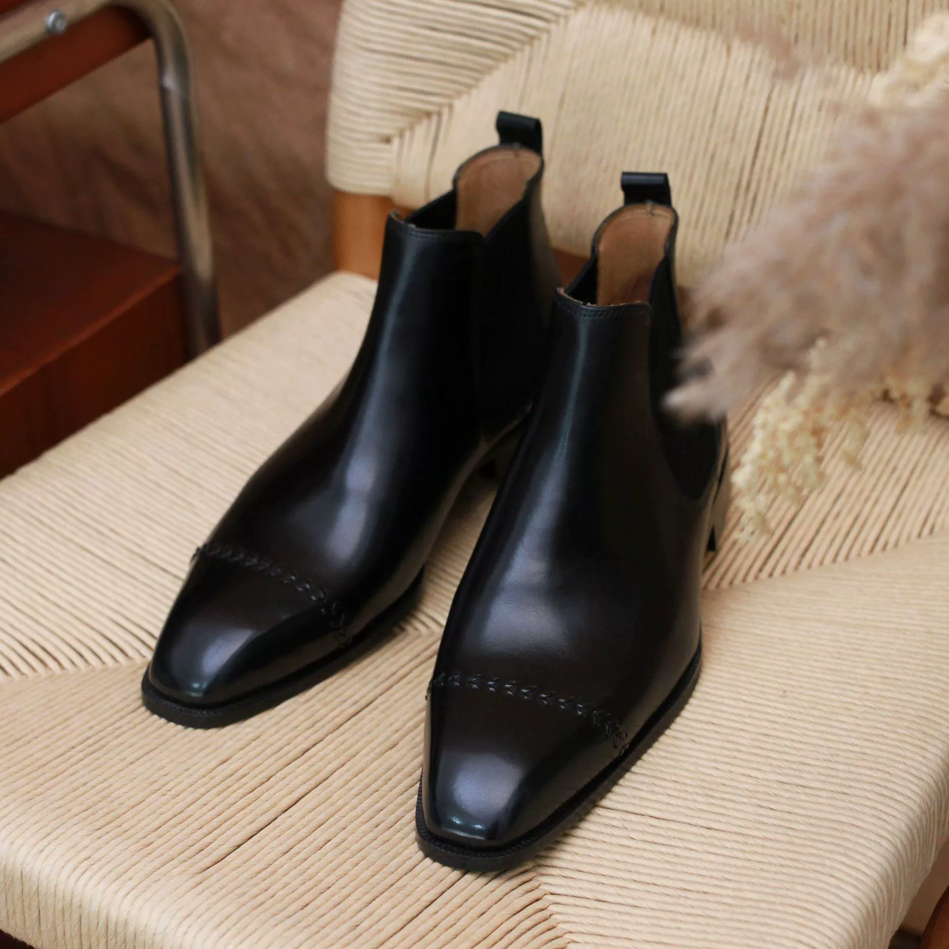 Осенние и зимние британские ботинки ретро