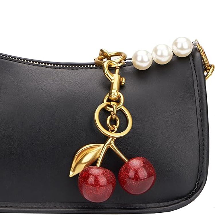 1 Piece Resin Cherry Bag Charms display picture 2