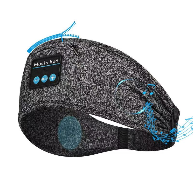 Amazon Bluetooth Music Eye Mask, Sleep Light-Blocking, Music-Listening, Bluetooth Sports Headband, Outdoor Running Yoga Headband, New