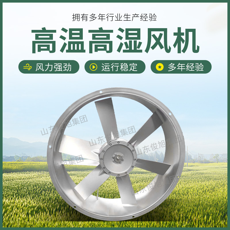 Junxu High Temperature and High Humidity Two-Speed Fire Smoke Exhaust Fan Circulation High Temperature Axial Flow Fan Wood Dryer for Baking Room