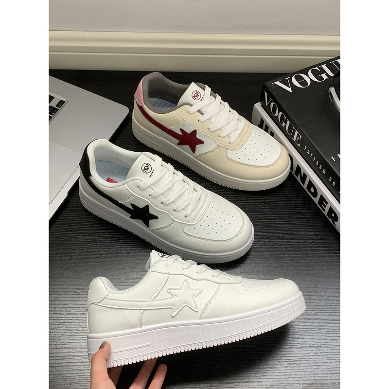 New Hot-Selling Men's Shoes, Star Sneakers, Versatile Casual White Shoes Mis-3103M