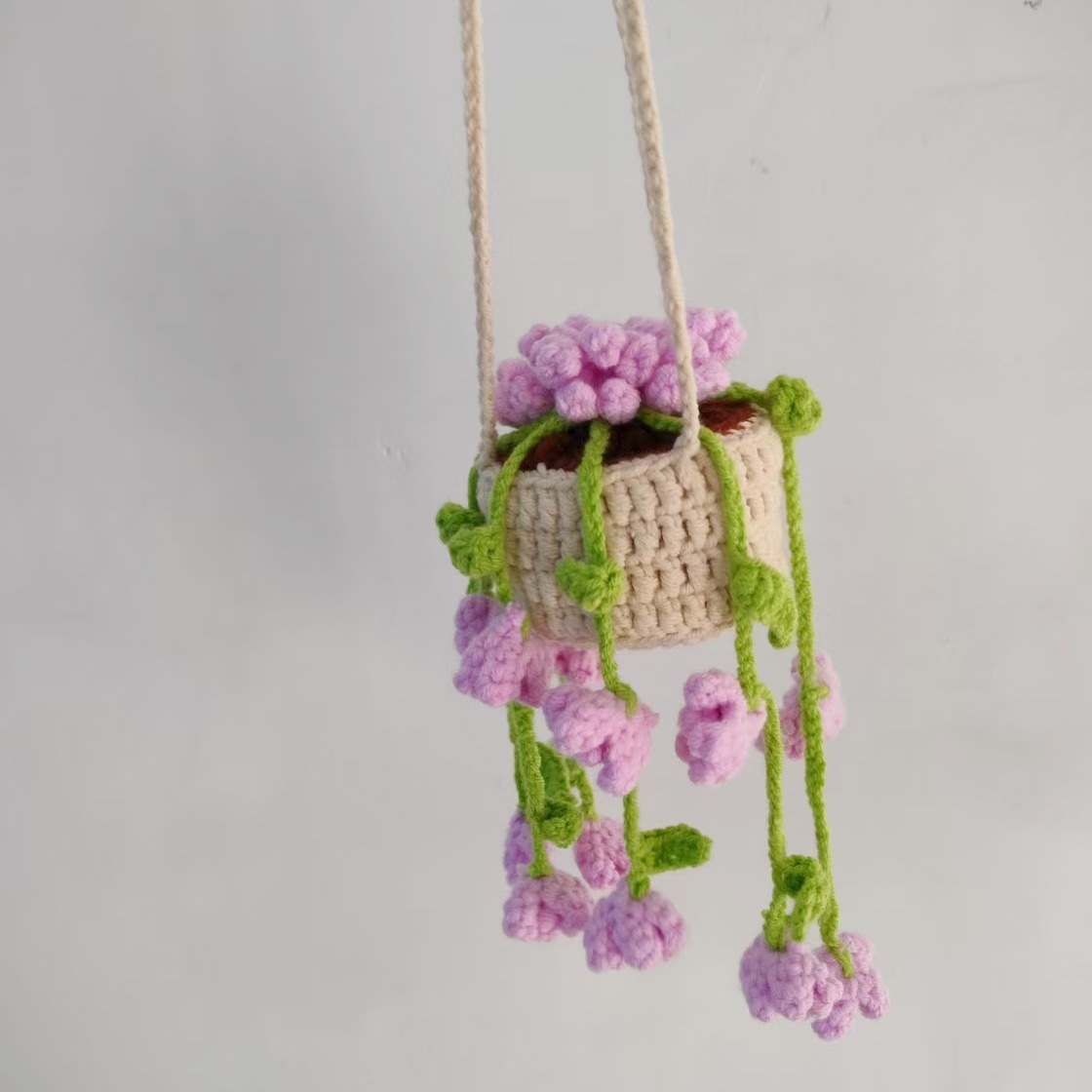 Productos acabados de lana tejida a mano flor de punto de hippopotamus imitación flor inmortal flor creativa ganchillo decoración ornamentos florales