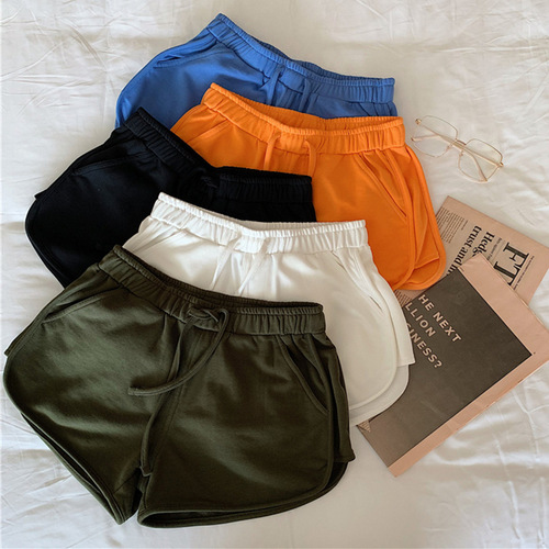 Hot girl sports shorts for women summer outer wear high waist loose a line casual fashion large size home wide leg hot pants ins