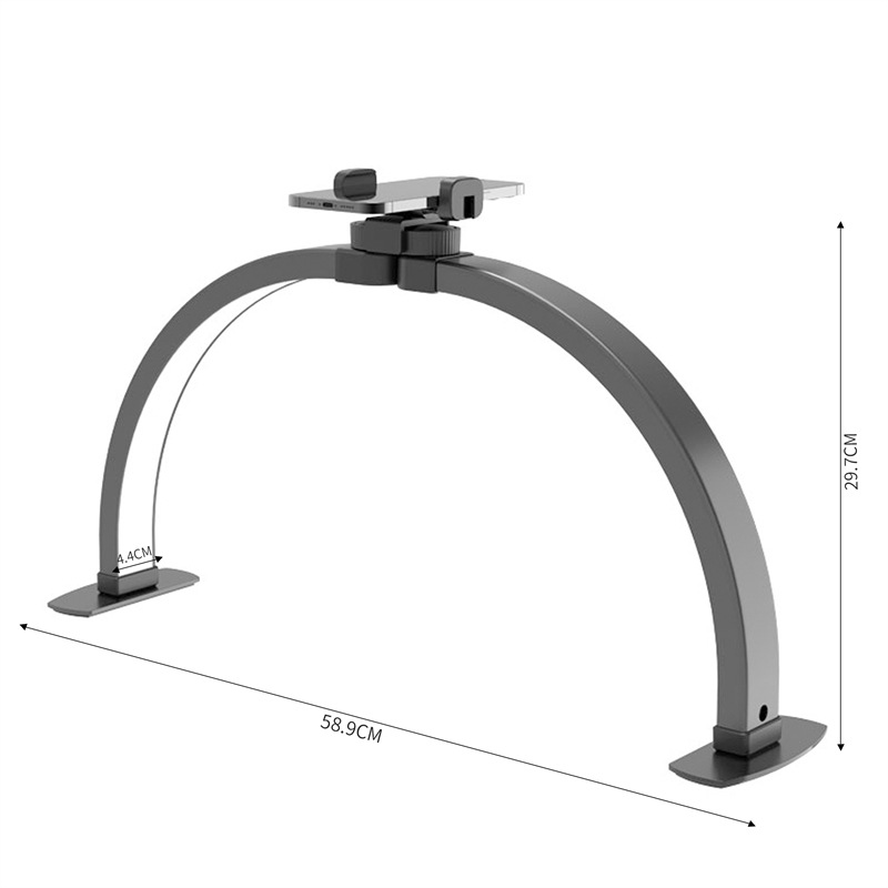 Lámpara de uñas de media luna plegable transfronteriza, tatuaje de pestañas, luz de relleno de belleza, protección ocular LED, iluminación especial para uñas