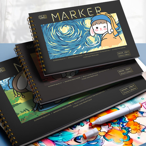 Mark pen special drawing book, thickened animation mark paper, hand-painted drawing book, student drawing paper, comic hand-written newspaper