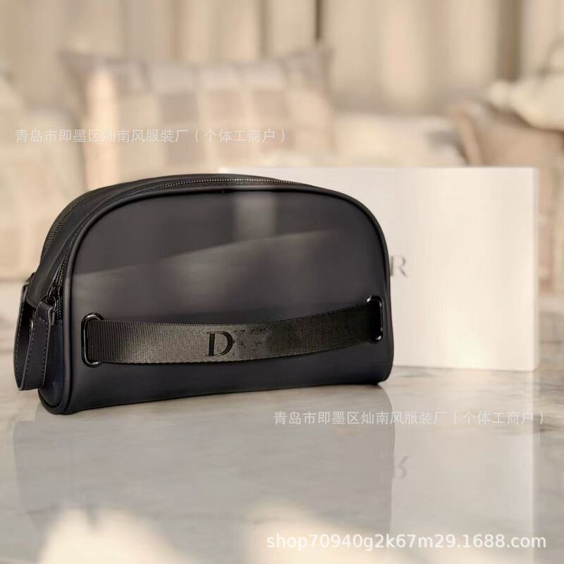 D Wilderness Men's Toiletry Bag Zipper Cosmetic Bag Travel Lightweight Makeup Bag Handheld Storage Bag