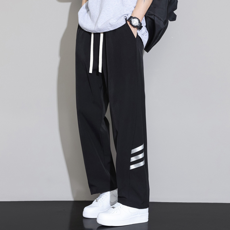 Summer silk quick dry trousers for students for leisure